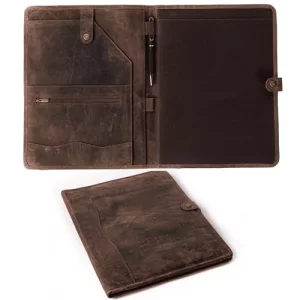 Leather Portfolio, Leather Binder with Pen, Leather Portfolio for Men and Women, Leather Padfolio, Leather Folder, Portfolio Binder, Business Portfol