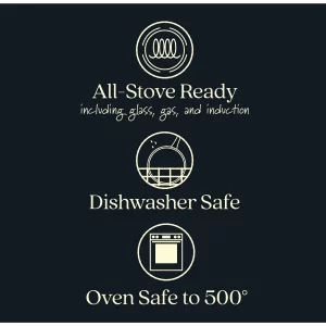 Anolon X Glass Replacement Lid for Hybrid Nonstick Cookware Pots and Pans, 10 Inch