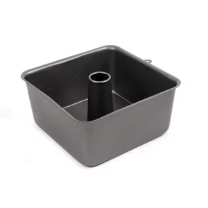 Ametalrgica Non-Stick Square Angel Food Cake Pan 7 x 7 x 3-1/2 Inch High, 6-Cup Capacity