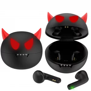 Instiwitt Bluetooth Wireless Earbuds for Young Bluetooth 5.1 Earphones Boys Ear Bud with Cute Charging Case Waterproof Stereo Earphone with Microphon