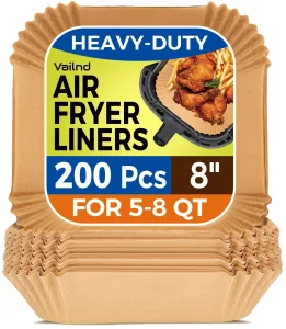 Air Fryer Paper Liners, 200pcs Air Fryer Liners Disposable, 8