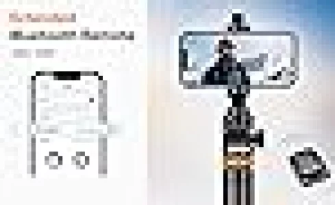 EUCOS Phone Remote Shutter, Monopod Accessories Compatible with Cell Phone, Works with Most Smartphones and Tablets (iOS and Android)