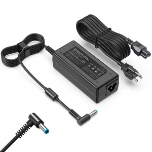 XDOAPKLK 65W 45W Laptop Charger Compatible with HP Pavilion x360 14 15 17, Stream 11 13 14, Notebook, Elitebook, ProBook Series Smart Blue Tip AC Ada