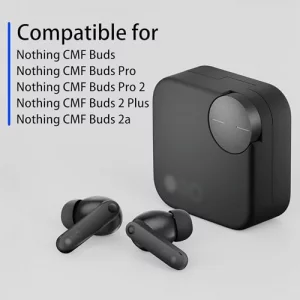 NANLANFAN Replacement Silicone Ear Tips for Nothing CMF Buds/CMF Buds Pro/CMF Buds Pro 2 / CMF Buds 2 Plus/CMF Buds 2a Wireless Earbuds, 6 Pairs (S/M