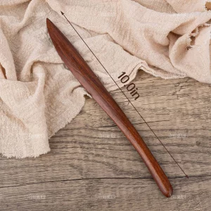 AUEAR, Creative Wood Envelope Opener Handmade Letter Opener Envelope Slitter Paper Cutting Letter Opener for Home Office (Style A)