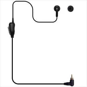 MONICONA Ear Bud Earphone Headset PTT Mic Earpiece for Motorola DLR110 SL300 SL8550e SL1600 SL2600 SL3500E SL7000E TLK100 Radio
