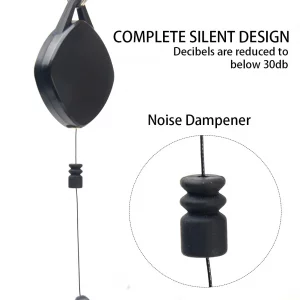 CALIDAKA VR Cable Management 3Packs Retractable Ceiling Pulley System Compatible with Oculu-s Rift S/Ps Vr/Viv E for Oculu-s Ques-t 2 VR Accessories 
