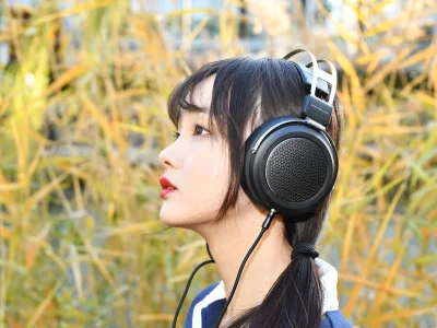 FiiO JadeAudio JT1 Professional Studio Headphones for Recording Gaming Headset with Microphone, 50mm Diaphragms, Hi-Res Music Studio Headset