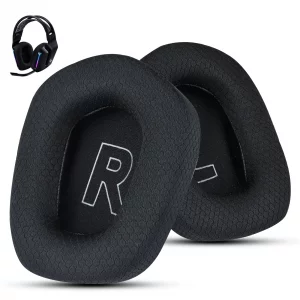 Wzsipod Fabric Replacement Ear Pads for Logitech G733 Gaming Headset, Also Fit Logitech G335 Wireless Headphone, EarPads Accessories with Soft Mesh F