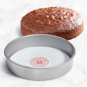 King Arthur Baking Company Round Cake Pan Liners, Reusable Nonstick European-Grade Silicone, 9-Inch, Set of 2