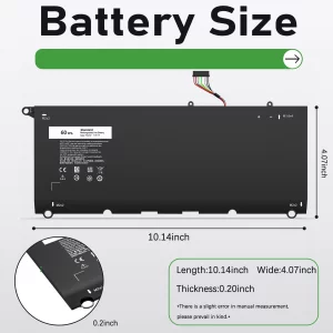 GEYUTOTE PW23Y Laptop Battery Compatible with Dell XPS 13 9360 13-9360-D1605G 13-9360-D1605T 13-9360-D1609 13-9360-D1609G 13-9360-D1705G 13-9360-D180