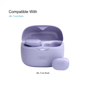 Ear Tips Replacement for JBL Tune Buds, Silicone Earbuds Tips, 3 Pairs (S/M/L) Purple