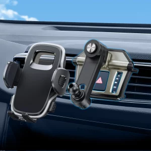 ELOHEI for Nissan Rogue Phone Mount with Custom Base, Car Phone Mount for 2014-2020 Nissan Rogue Accessories, Hands Free Rogue Phone Holder for 4.7-7