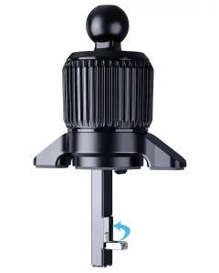 xuenair Car Vent Clip, [Foldable Hook] Aluminum Universal 17mm Ball Joint Clip Compatible for Car Phone Holders, 0.3