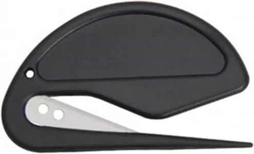 Black Letter Opener Envelope Slitter, Women Letter Opener Slitter for Men Letter Openers for Envelope Package Paper Trim Safe Mail Opener Letter Open