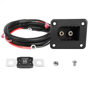 CLUBRALLY 36V Powerwise Charger Receptacle Fit for EZGO Medalist TXT/DCS/PDS Electric Golf Carts, OEM#73051-G29, 73063-G01