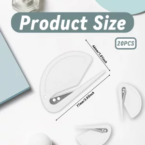 20 Pieces Letter Opener Envelope Slitter,Razor Blade Plastic Openers, Ideal for Office Home Supplies