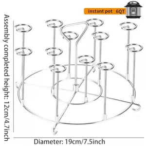 Skewers for Grilling Metal Kabob Skewer Air Fryer Stand Compatible 6QT Air Fryers for Grilling Home Kitchen Kabobs Appetiser?Fruit ?Party