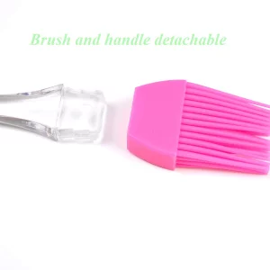 Pastry Brush, Basting Brush,Basting Brush for Cooking,Heat Resistant Silicone Brush for Kitchen BBQ Grill Barbecue Baking