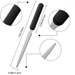 Office Letter Opener Stainless Steel 3PCS Envelope Openers Lightweight Mail Slitters Letter Knives for Office Home Supplies