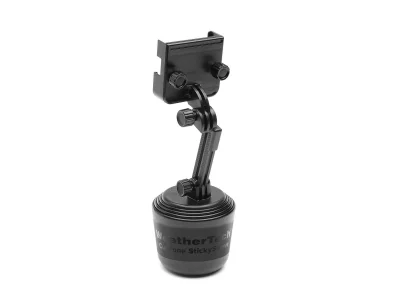 WeatherTech CupFone Two View with Extension  Adjustable, Universal Cup Holder Cell Phone Mount Car & Truck Accessory  Best Design for iPhone & Smar
