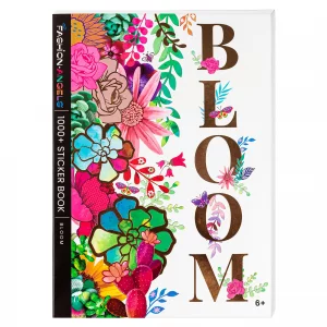 Fashion Angels 1,000+ Bloom Sticker Book, Includes Fun & Colorful Craft Flower Stickers, Ideal for Accessorizing Kids & Adults Notebooks, Scrapbooks 
