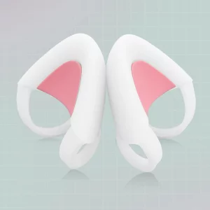 REEYEAR Cute Pink Cat Ears Fits for HypreX Cloud/Cloud Stinger/Cloud Flight Headsets, Universal Fit Lovely Kitty Adjustable Attachment Straps for Vid