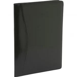 Royce Leather Portfolio Padfolio, with Inserted Note Pad and Folder