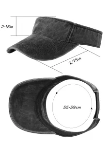 4 Pieces Sun Visor Sports Adjustable Visor Sport Wear Athletic Golf Hat for Men Women