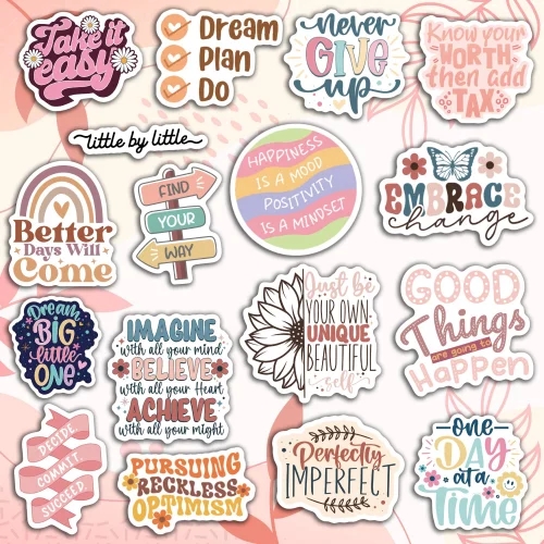 300PCS Motivational Stickers for Vision Board Water Bottles Laptops ...