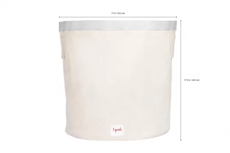 3 Sprouts Canvas Storage Bin - Laundry and Toy Basket for Baby and Kids, Sloth
