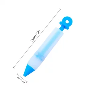 Pack of 4 Dessert Decorating Cake Decorating Pens Kit,Cake Decorating Syringe Cylinder Used for Chocolate Jam, Lettering, Drawing, and Cream Cake Bak