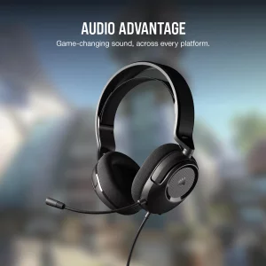 Corsair HS35 Surround v2 Multiplatform Wired Gaming Headset  Dolby 7.1  Flexible Omni-Directional Microphone  Universal 3.5mm Connection  PC, Mac