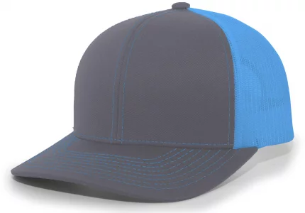 Pacific Headwear Trucker Snapback Cap  Classic Mesh Breathable, Structured Fit & Adjustable Sports Hat TT