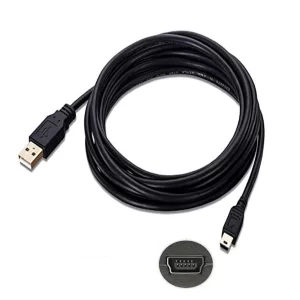 ienza 6FT Mini B Charge/Update Cable for Garmin Drive 52 53, DriveSmart 65, eTrex 10 22x, dezl OTR500, nuvi 40LM 57LM 67LM 2689LMT 2757LM 2589LMT, zu