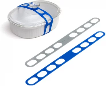 Lid Latch the reusable universal lid securing strap for crockpots, casserole dishes, pots, pans and more. Make it easy to transport your favorite dis