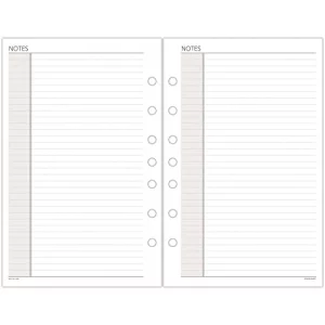 AT-A-GLANCE Day Runner Notes Pages, 87228 DAY-TIMER, Refill, Loose-Leaf , Undated, for Planner, 5-1/2