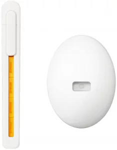 OLFA Beginner Craft Knife Set (ESK-1) - Precision Hobby Art Knife Kit w/Snap-Off Blade & Safety Disposal Stand, Replacement Blades: OLFA ESKB-1/2B Be