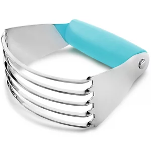 Zulay Kitchen Dough Blender - Stainless Steel Pastry Cutter, Heavy Duty Dough Cutter With Blades, Pastry Blender And Butter Cutter - Pastry Cutter Fo