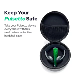 Pulsetto Hardshell Travel Case  Protective Case for Pulsetto LITE Wellness Wearable | Compact & Durable