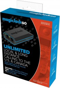 magicJackGO 2017 VOIP Phone Adapter Portable Home and On-The-Go Digital Phone Service. Make Unlimited Local & Long Distance Calls to The U. S. and Canada.