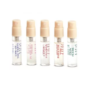 5 SENS Discovery Kit - Eau de Parfum Travel Spray Set: In Too Deep, Catch Feelings, Life of the Party, Twin Flame & Burn For You - Clean, Long-Lastin