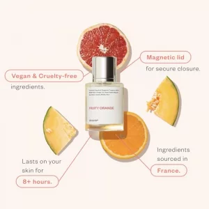 Dossier - Fruity Orange 1.7 Fl oz (50ml) - Perfume Inspired by Clin. Happy - Pure Infused - Paraben Free - Vegan - For Women