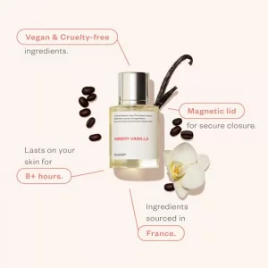 Dossier - Ambery Vanilla 1.7Oz (50ml) - Eau de Parfum - Inspired by Y S.L's B.lack O.pium - Long-lasting Fragrance - Feminine