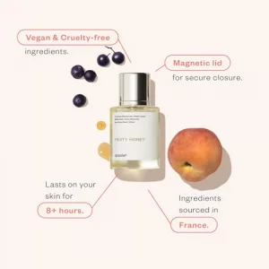 Dossier - Fruity Honey - Eau de Parfum - Inspired by J.Malone's Nectarine Blossom & Honey - Perfume Luxury - Pure Infused - Paraben-Free - Vegan - Fo