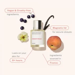 Dossier - Powdery Peach - Eau de Parfum - Inspired by J.Choo I Want Choo - Perfume Luxury - Pure Infused - Paraben-Free - Vegan - For Women - Fragran