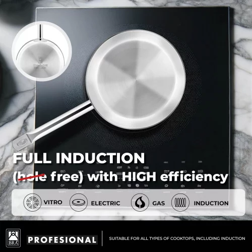 BRA COOKWARE Profesional Frying Pan | 10.2 inches Professional Skillet ...