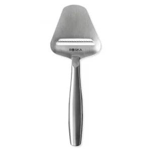Boska Stainless Steel Cheese Slicer - Copenhagen For All Types of Cheese - Multi-Functional Cheese Slicer - Handheld Slicer - Silver Non-Stick - Dish