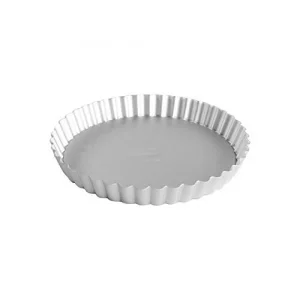 Fat Daddio's PFT-8 Round Fluted Tart Pan, 8 x 1 Inch