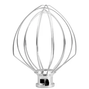 K45WW 6'' Wire Whip Compatible with 4.5-5Qt KitchenAid Tilt-Head Stand Mixer, Kitchenaid Whisk Replacement For Egg Cream Stirrer, Flour Cake Balloon 